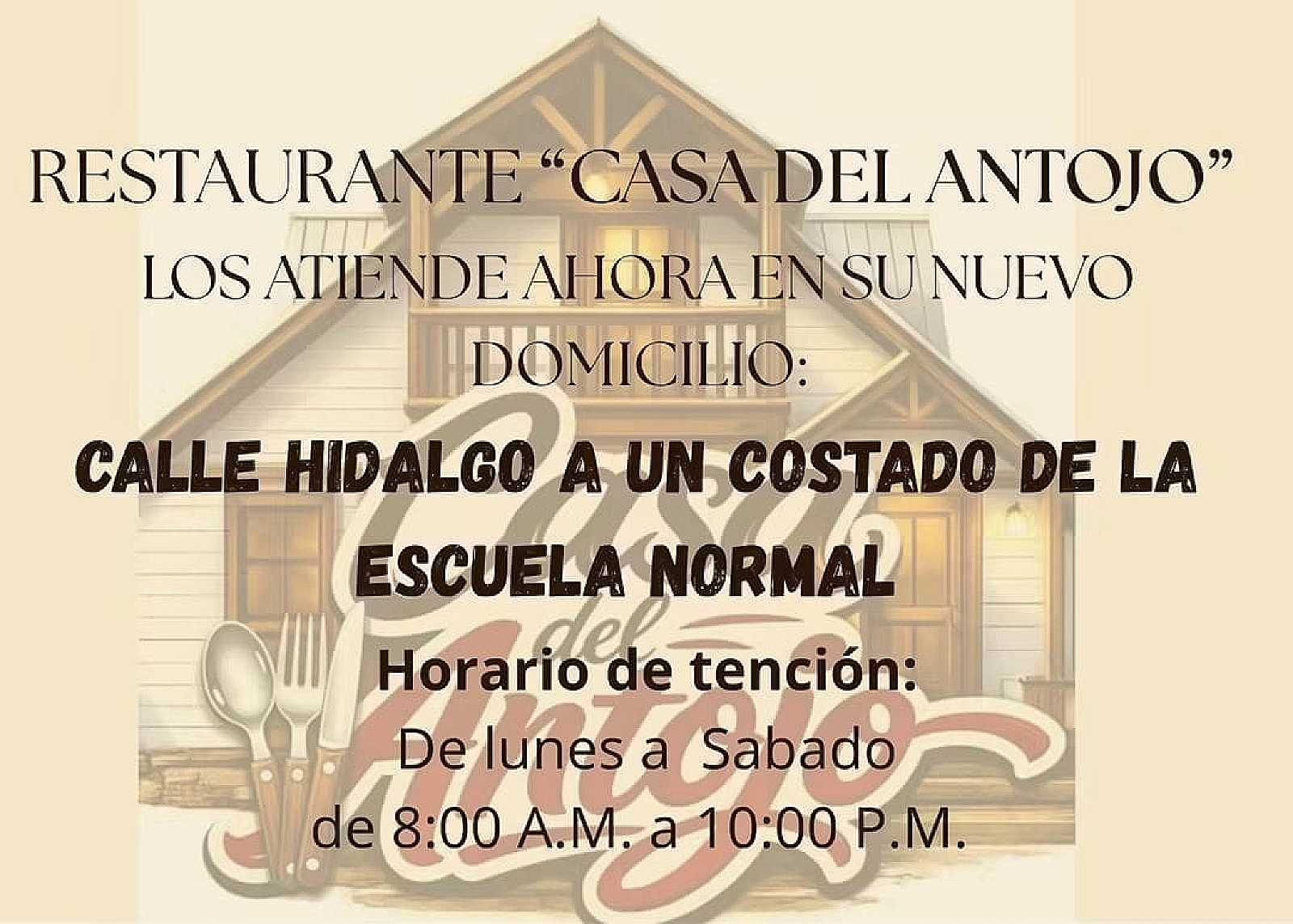 Restaurante "Casa del Antojo"